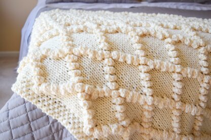 Bobble Knit Throw