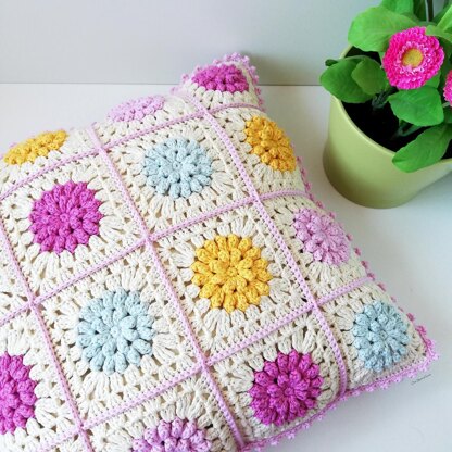 Dahlias in Bloom Cushion