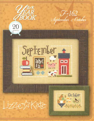 Lizzie Kate September & October - Year Book Flip It Chart with Charm - Leaflet