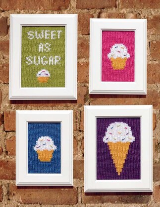 Sweet Treats Knitted Wall Art