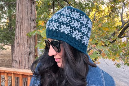 Falling Snowflakes Beanie