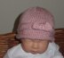 Baby Ribbons and Bows Shoes and Roll Brim Beanie