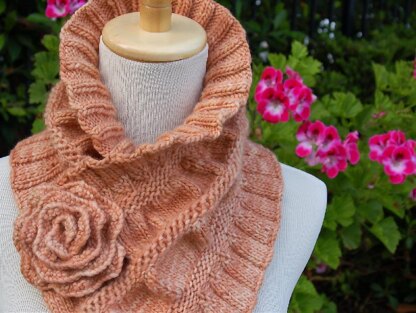 Ruffled and Ruched Scarf