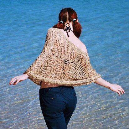 Hanalei Poncho - knitting pattern
