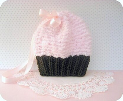 Simple Knit Cupcake Purse Pattern