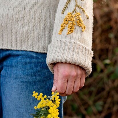 Anchor Mimosa Embroidered Sweater - ANC0003-106 - Downloadable PDF