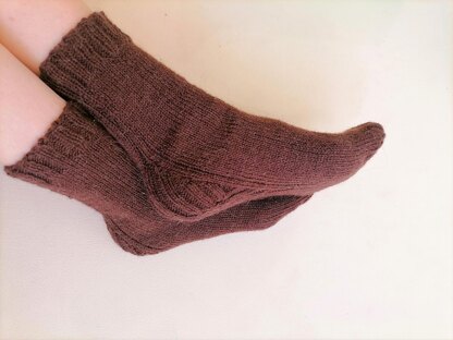 Socks. Ribbed heel