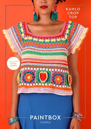 Paintbox Yarns Kahlo Crop Top PDF (Free)