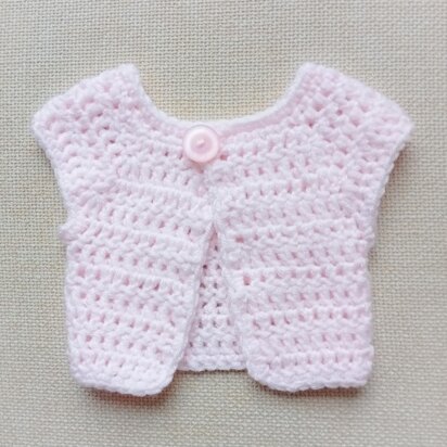 Baby Pink Cardigan for Doll