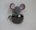 Mini Knitkinz Grey Mouse
