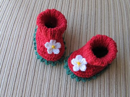 Strawberry Booties