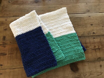 Color Block Baby Blanket