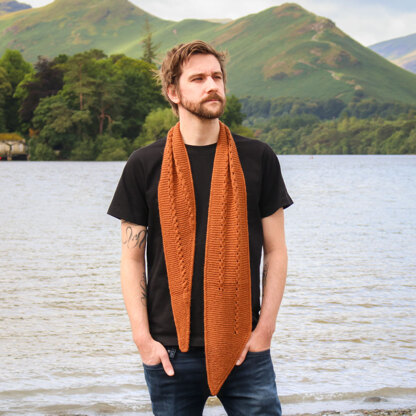 Bassenfell Scarf in The Fibre Co. Road to China Light - Downloadable PDF