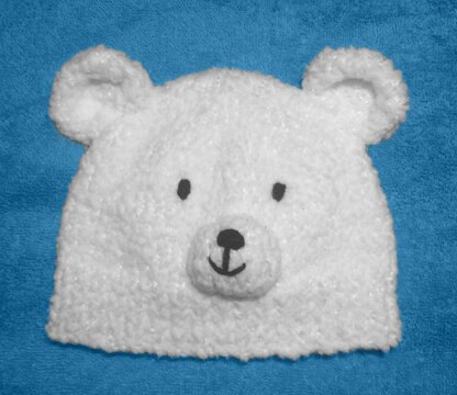 Polar Bear Baby Hat