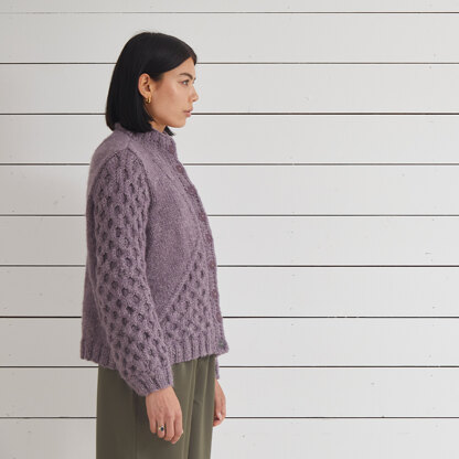 Ivo Jacket  -  Knitting Pattern for Women in Debbie Bliss Saphia