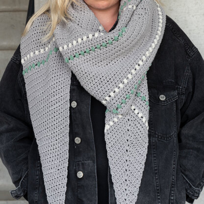 Asymmetrical Scarf in Yarn and Colors Baby Fabulous - YAC100132 - Downloadable PDF