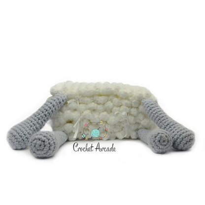 Crochet arcade sheep discount blanket