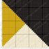 Abstract Art Blanket Patchwork Throw Black Gray Cream Toddler C2C CROCHET PATTERN