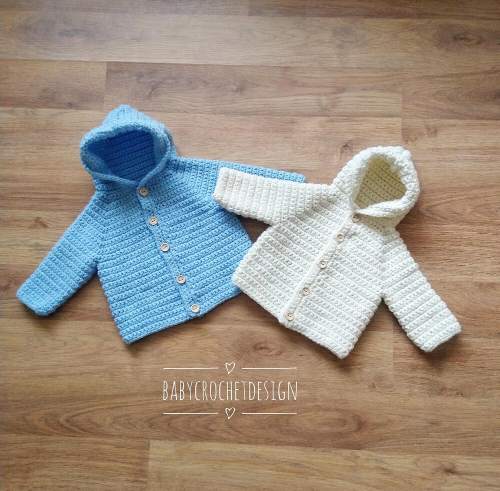 Baby hoodie sale crochet