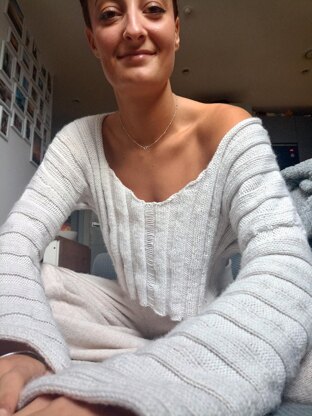Cozy cropped sweater