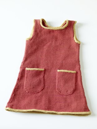 Knit Sundress in Lion Brand Cotton-Ease - 70238AD
