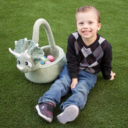 Triceratops Dinosaur Basket