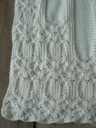 White Softness baby blanket