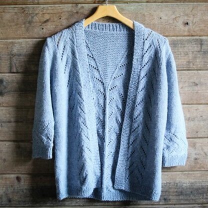 668 Mill River Cardigan - Knitting Pattern for Women in Valley Yarns Sunderland