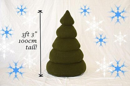 XXL Christmas Tree Crochet Pattern - 3ft 3" / 100cm tall! Large Christmas Tree Pattern - Crochet Christmas Tree Pattern - Christmas Crochet Pattern - Holiday