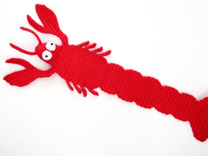 Lobster Bookmark Crochet Pattern