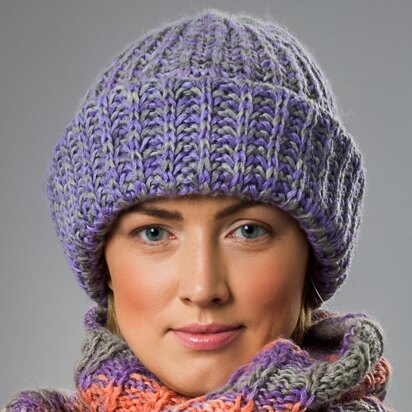 Adele Lavender Grey Beanie