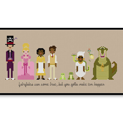 Princess and the Frog - PDF Cross Stitch Pattern