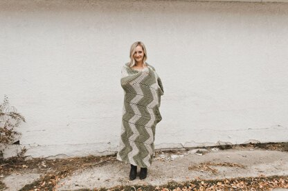 Zig Zag Chevron Afghan