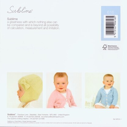 The Irresistibly Sublime Baby 4 Ply Book by Sublime - 616