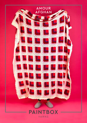 Amour Afghan - Free Crochet Pattern For Home in Paintbox Yarns Wool Mix Aran
