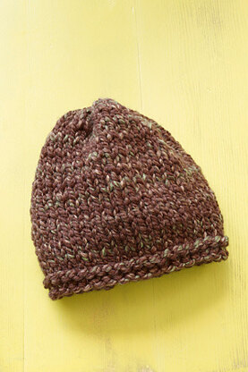 Basic Hat in Lion Brand Wool-Ease Thick & Quick - L0410AD