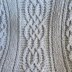 Twisted Chain Celtic Cable Blanket