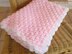 Puff Hearts Baby Blanket