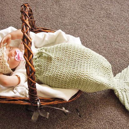 Baby Mermaid Tail Cocoon