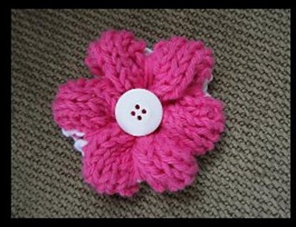 Simple Knit Flower