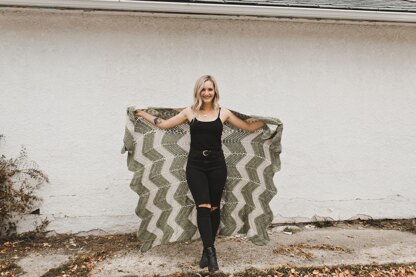 Zig Zag Chevron Afghan