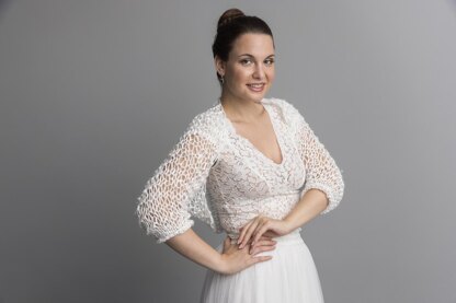 Easy summer bolero for brides