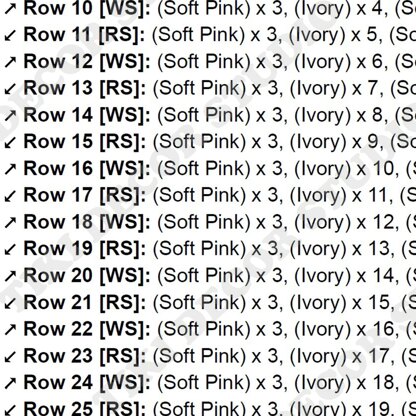 Baptism Girl Blanket C2C Crochet Pattern