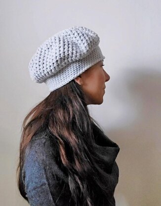 Brimmed Tam Puffed Hats