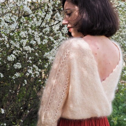 Ballerina Romance Sweater - knitting pattern