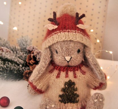 Christmas Bunny Rabbit Outfit