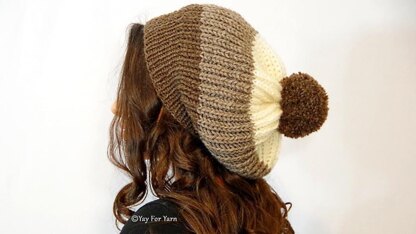 Chunky Shortcut Brioche Slouch Hat