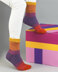 Billie Fairisle Socks - Free Knitting Pattern in MillaMia Naturally Soft Sock