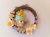 Easter Wreath Garden Gnome