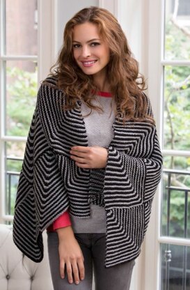 Oversized Shawl in Red Heart Soft Solids - LW3844